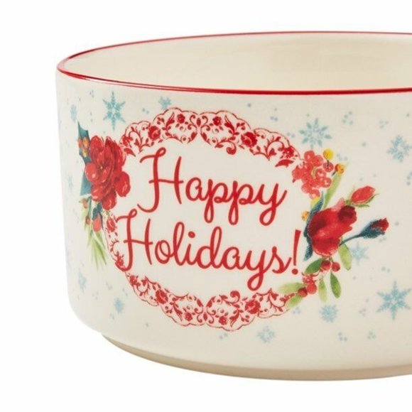 The Pioneer Woman Floral Holidays 6-Piece Round Nesting Stoneware Bakewa… - Picture 5 of 5